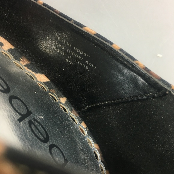 bebe 8M Animal Print Platform Stiletto Heels - Picture 6 of 6